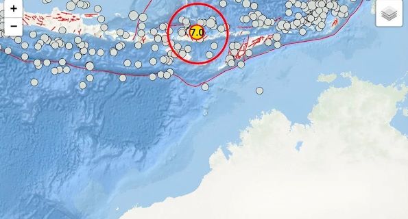 NTT Dilanda Gempa Tujuh Magnitudo, Getaran Terasa Hingga Lombok