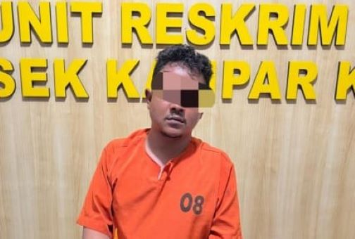 Polsek Kampar Kiri Tangkap Pelaku Narkoba di Desa Sungai Geringging 