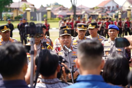 Bantu Penanganan Bencana Polda Riau Kirim Ratusan Personel ke Sumbar 