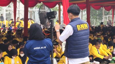Mahasiswa Baru Unilak Dibekali Ilmu  Bahaya Narkoba oleh BNNK Pekanbaru