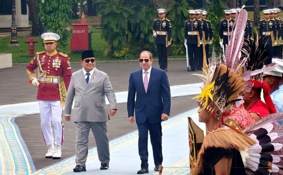 Presiden Prabowo Terima Presiden Mesir Abdel Fattah el-Sisi di Istana Merdeka