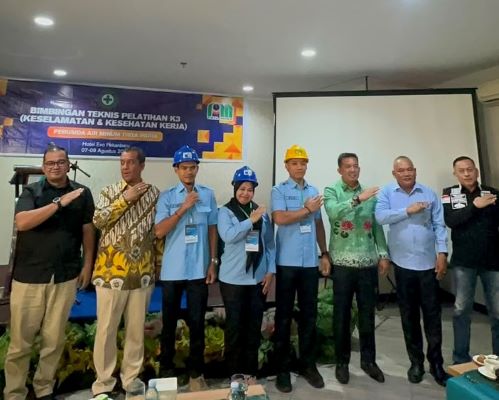 Perumda Tirta Indra Inhu Bekali Karyawan dengan Bimtek dan Pelatihan K3