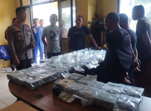 Penyelundupan 65 Kg Sabu-Sabu Melalui Bengkalis Berhasil Digagalkan Polisi
