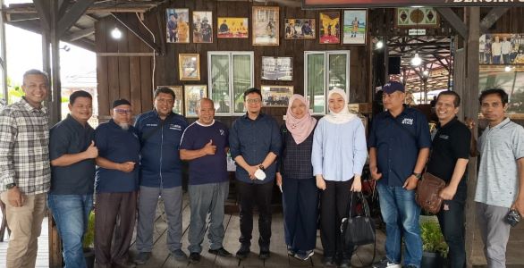 Silaturahmi dengan PHR, Ketua JMSI Riau: Semua Wartawan Harus Miliki Kompetensi