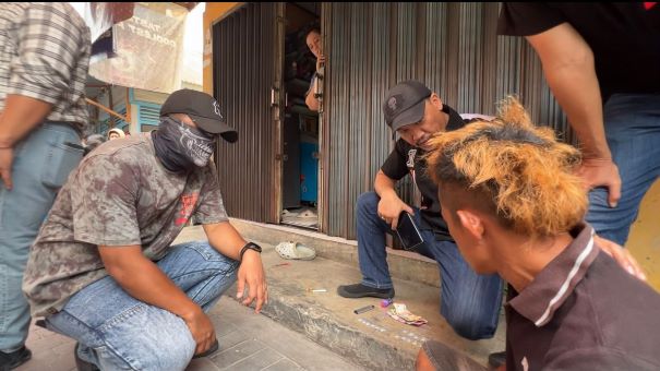 Razia Narkoba di Pangeran Hidayat Pekanbaru Polisi Amankan 6 Orang