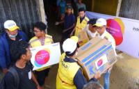 Indosat Kembali Salurkan Bantuan untuk Lima Lokasi Terdampak Bencana