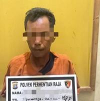 Polsek Perhentian Raja Tangkap Pelaku Pencabulan Terhadap Dua Anak Tiri